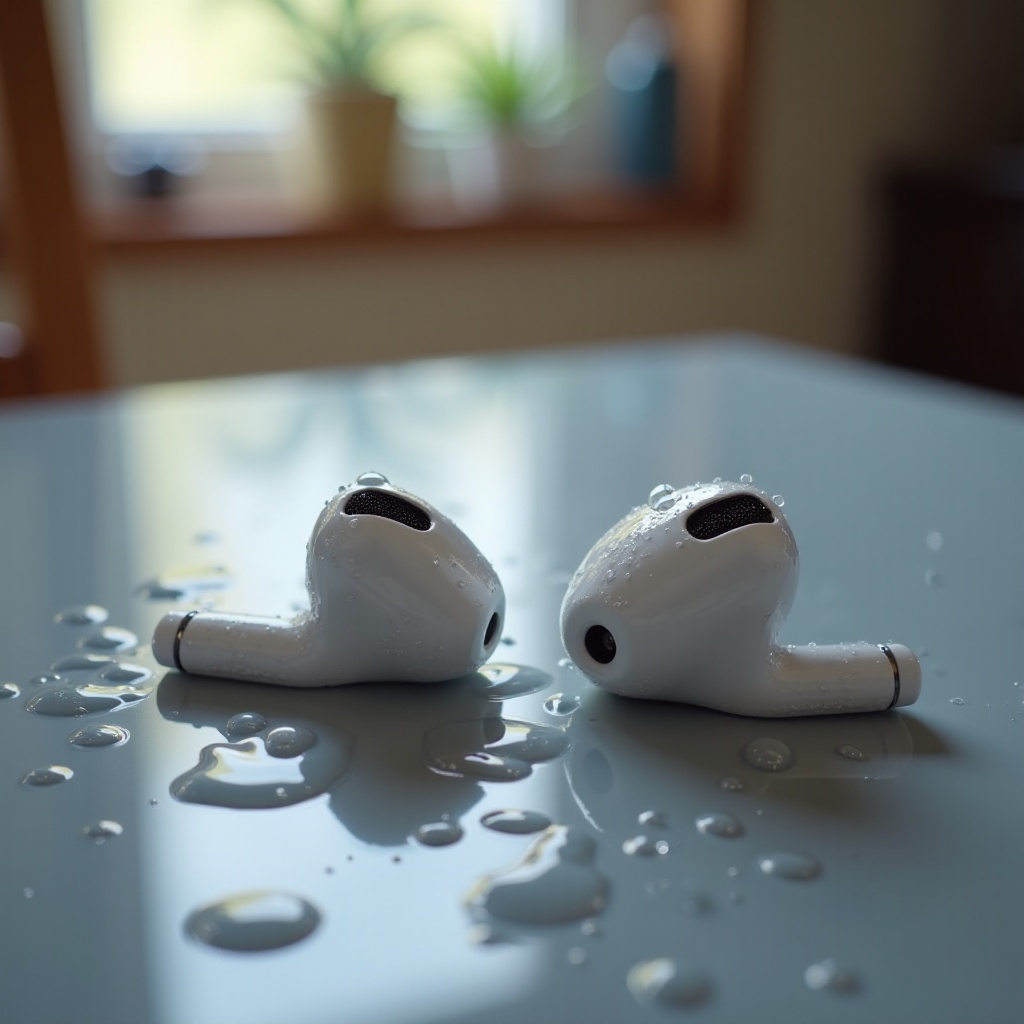 how to get water out of airpod pros